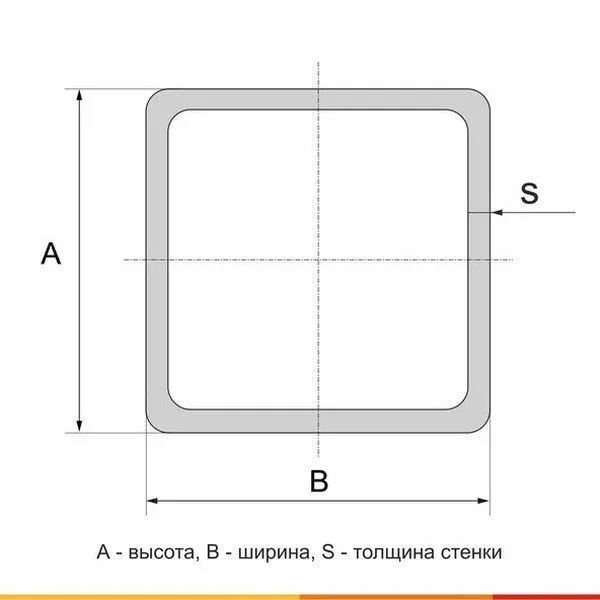 Труба профильная 200х200х6 Ст3сп ГОСТ 30245-2003 - 4